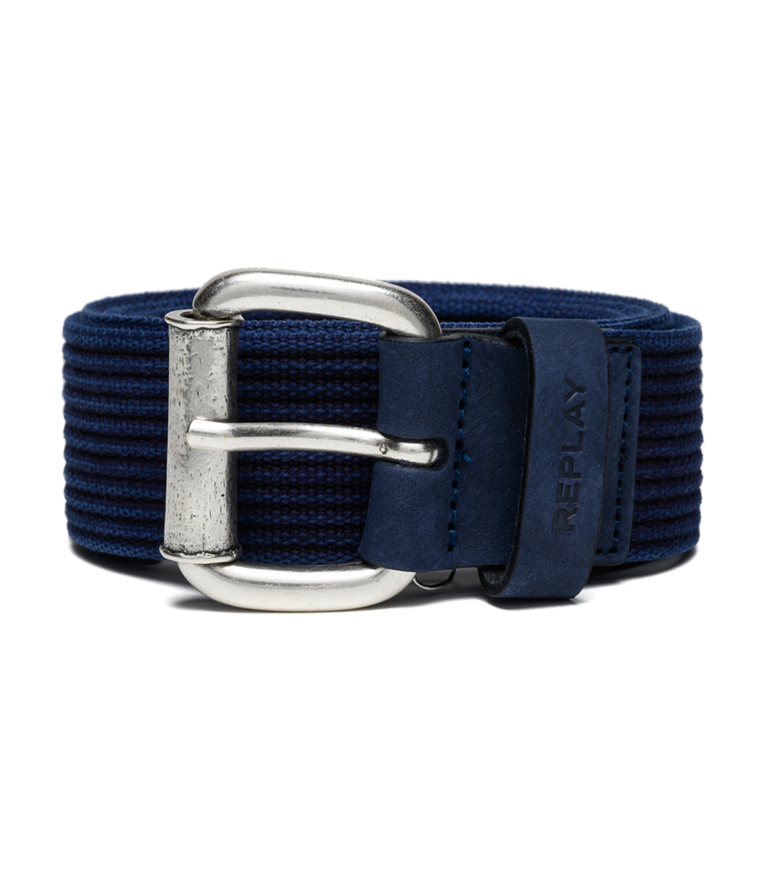 リブコットンウォッシュウェービングベルト 詳細画像 ブルー 1